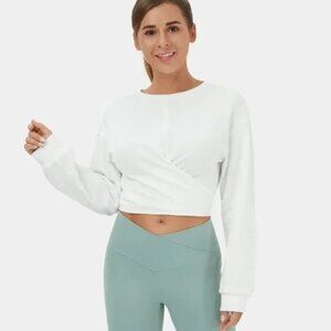 Halara crop tie back sweatshirt (Large)